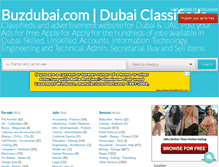 Tablet Screenshot of buzdubai.com